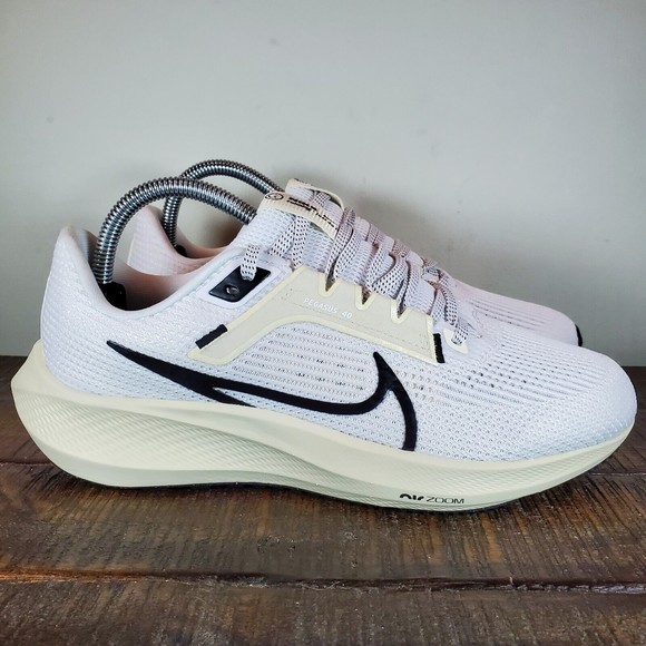 Nike Shoes - Nike Air Zoom Pegasus 40 Running Shoes Womens 7.5 Black Coconut Milk DV3854-100
